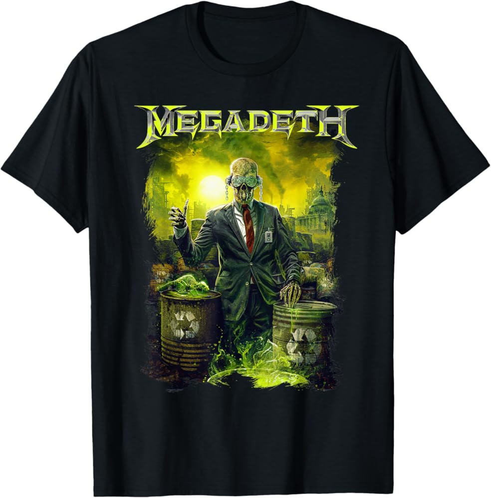 Amazon.com: Megadeth - Toxic Vic T-Shirt : Clothing, Shoes